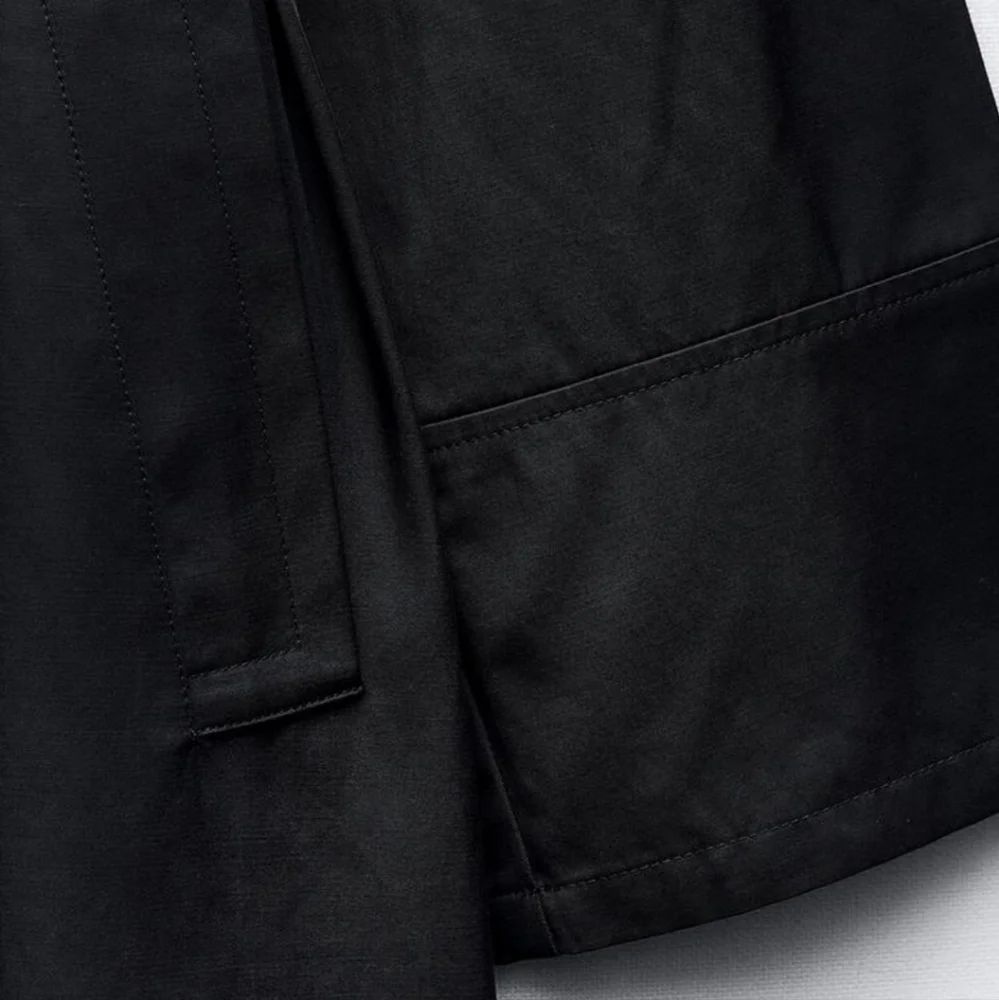 DOUBLE BREASTED TRENCH COAT WITH BELT SIZE XS - Picture 8 of 10